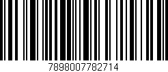 Código de barras (EAN, GTIN, SKU, ISBN): '7898007782714'
