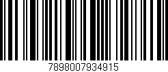 Código de barras (EAN, GTIN, SKU, ISBN): '7898007934915'