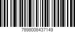 Código de barras (EAN, GTIN, SKU, ISBN): '7898008437149'