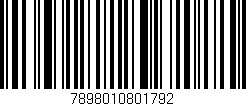 Código de barras (EAN, GTIN, SKU, ISBN): '7898010801792'