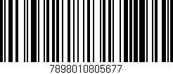 Código de barras (EAN, GTIN, SKU, ISBN): '7898010805677'
