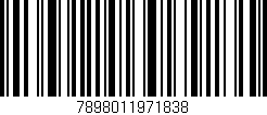 Código de barras (EAN, GTIN, SKU, ISBN): '7898011971838'