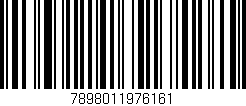 Código de barras (EAN, GTIN, SKU, ISBN): '7898011976161'