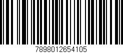 Código de barras (EAN, GTIN, SKU, ISBN): '7898012654105'