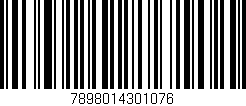 Código de barras (EAN, GTIN, SKU, ISBN): '7898014301076'