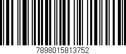 Código de barras (EAN, GTIN, SKU, ISBN): '7898015813752'
