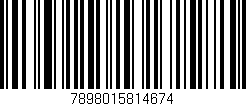 Código de barras (EAN, GTIN, SKU, ISBN): '7898015814674'