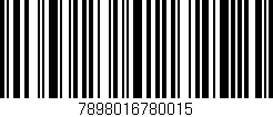 Código de barras (EAN, GTIN, SKU, ISBN): '7898016780015'