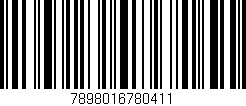 Código de barras (EAN, GTIN, SKU, ISBN): '7898016780411'
