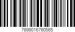 Código de barras (EAN, GTIN, SKU, ISBN): '7898016780565'