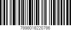 Código de barras (EAN, GTIN, SKU, ISBN): '7898018220786'