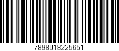 Código de barras (EAN, GTIN, SKU, ISBN): '7898018225651'