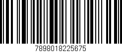 Código de barras (EAN, GTIN, SKU, ISBN): '7898018225675'