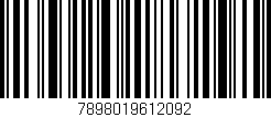 Código de barras (EAN, GTIN, SKU, ISBN): '7898019612092'