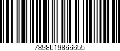 Código de barras (EAN, GTIN, SKU, ISBN): '7898019866655'