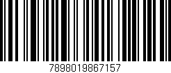 Código de barras (EAN, GTIN, SKU, ISBN): '7898019867157'