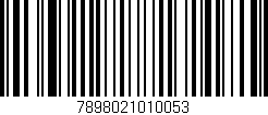 Código de barras (EAN, GTIN, SKU, ISBN): '7898021010053'