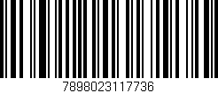 Código de barras (EAN, GTIN, SKU, ISBN): '7898023117736'
