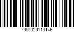 Código de barras (EAN, GTIN, SKU, ISBN): '7898023118146'