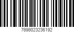 Código de barras (EAN, GTIN, SKU, ISBN): '7898023236192'