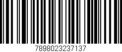 Código de barras (EAN, GTIN, SKU, ISBN): '7898023237137'