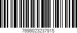 Código de barras (EAN, GTIN, SKU, ISBN): '7898023237915'
