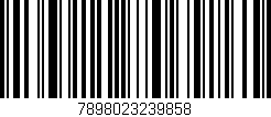Código de barras (EAN, GTIN, SKU, ISBN): '7898023239858'