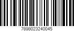 Código de barras (EAN, GTIN, SKU, ISBN): '7898023240045'