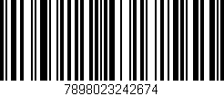 Código de barras (EAN, GTIN, SKU, ISBN): '7898023242674'