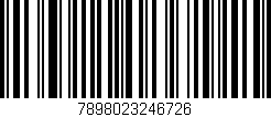 Código de barras (EAN, GTIN, SKU, ISBN): '7898023246726'