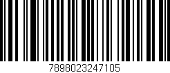 Código de barras (EAN, GTIN, SKU, ISBN): '7898023247105'