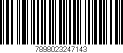 Código de barras (EAN, GTIN, SKU, ISBN): '7898023247143'
