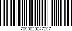 Código de barras (EAN, GTIN, SKU, ISBN): '7898023247297'