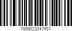 Código de barras (EAN, GTIN, SKU, ISBN): '7898023247457'