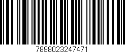Código de barras (EAN, GTIN, SKU, ISBN): '7898023247471'