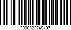 Código de barras (EAN, GTIN, SKU, ISBN): '7898023249437'