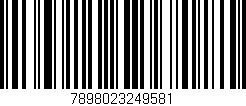 Código de barras (EAN, GTIN, SKU, ISBN): '7898023249581'