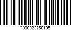Código de barras (EAN, GTIN, SKU, ISBN): '7898023250105'