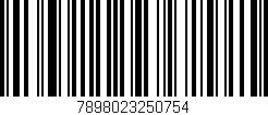 Código de barras (EAN, GTIN, SKU, ISBN): '7898023250754'