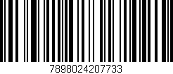 Código de barras (EAN, GTIN, SKU, ISBN): '7898024207733'