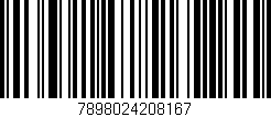 Código de barras (EAN, GTIN, SKU, ISBN): '7898024208167'