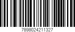 Código de barras (EAN, GTIN, SKU, ISBN): '7898024211327'