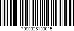 Código de barras (EAN, GTIN, SKU, ISBN): '7898026130015'