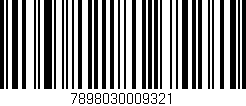Código de barras (EAN, GTIN, SKU, ISBN): '7898030009321'