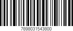 Código de barras (EAN, GTIN, SKU, ISBN): '7898031543800'