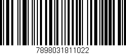 Código de barras (EAN, GTIN, SKU, ISBN): '7898031811022'