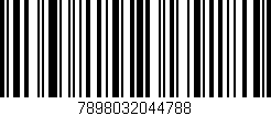 Código de barras (EAN, GTIN, SKU, ISBN): '7898032044788'