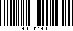 Código de barras (EAN, GTIN, SKU, ISBN): '7898032168927'