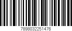 Código de barras (EAN, GTIN, SKU, ISBN): '7898032251476'