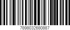 Código de barras (EAN, GTIN, SKU, ISBN): '7898032680887'